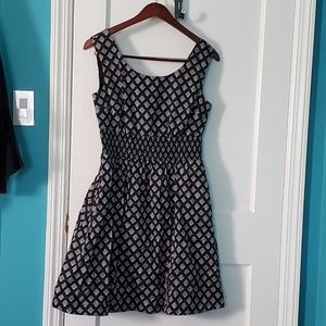 White House Black Market cotton sateen sundress 12